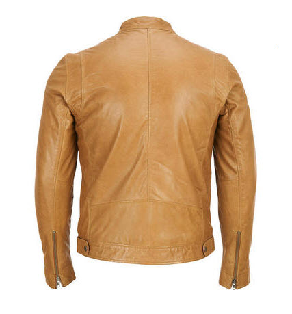 Open Bottom Leather Jacket