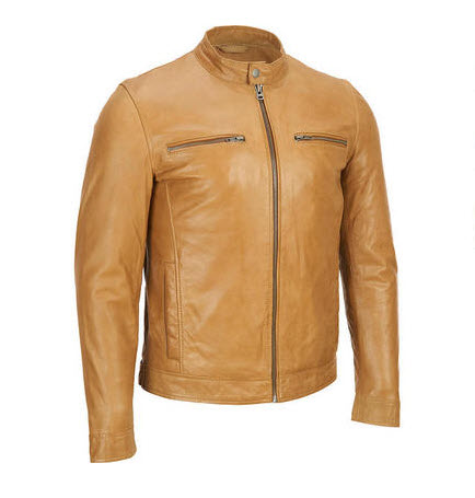 Open Bottom Leather Jacket