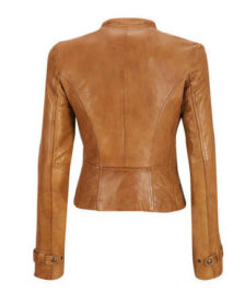 Asymmetrical Leather Jacket