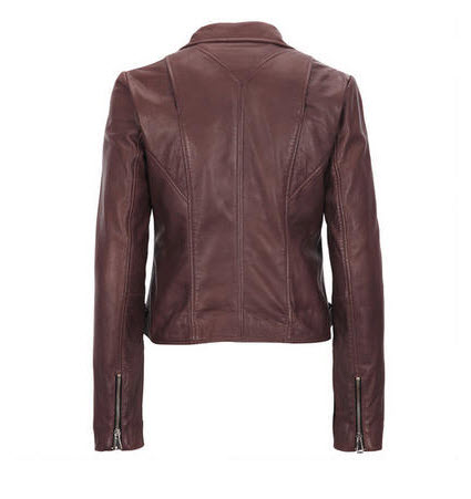 Dark Scuba Leather Jacket