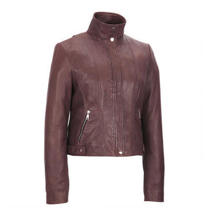 Dark Scuba Leather Jacket