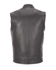 Moto Bike Leather Vest