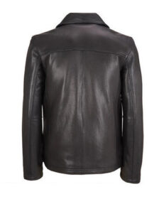 Shirt Style Collar Leather Jacket