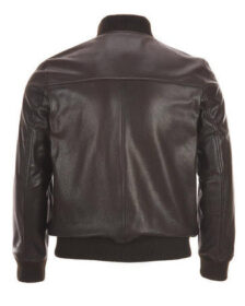 Classic Bomber Leather Jacket