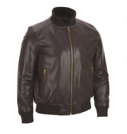 Classic Bomber Leather Jacket