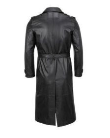 Trench Leather Coat