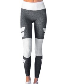 Grey & White Legging