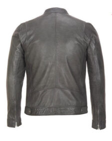 Open Bottom Leather Jacket