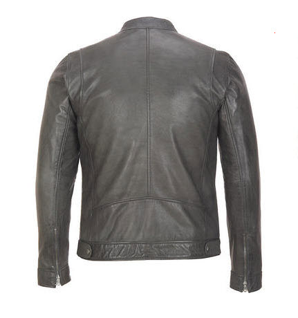 Open Bottom Leather Jacket