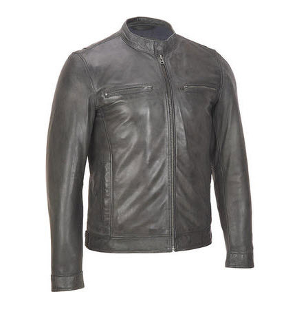 Open Bottom Leather Jacket