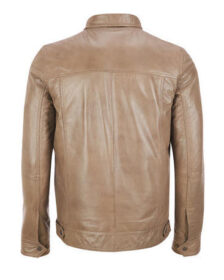 Light Brown Lamb Leather Jacket