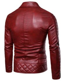 Retro Padded Leather Jacket