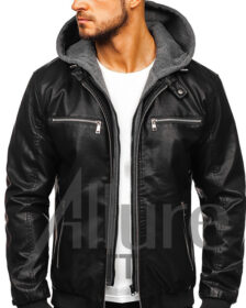 Leather Hoodies