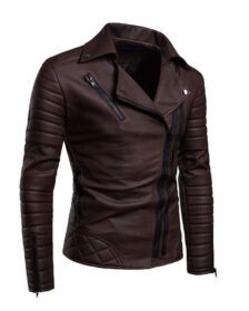 Retro Motorcycle Leather Jacket