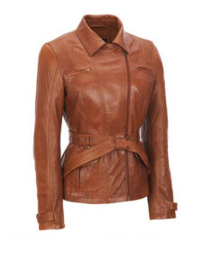 Light Hipster Leather Jacket