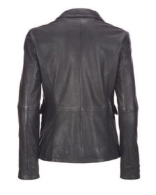 Black Leather Blazer