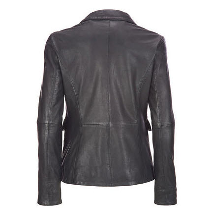Black Leather Blazer