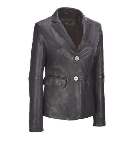 Black Leather Blazer