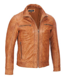 Waxed Moto Leather Jacket