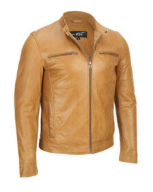 Open Bottom Leather Jacket