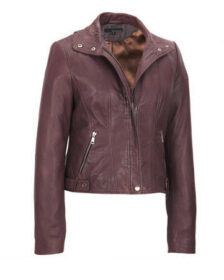 Dark Scuba Leather Jacket
