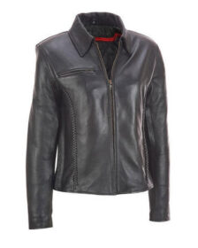 Black Cow Leather Jacket