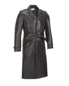Trench Leather Coat