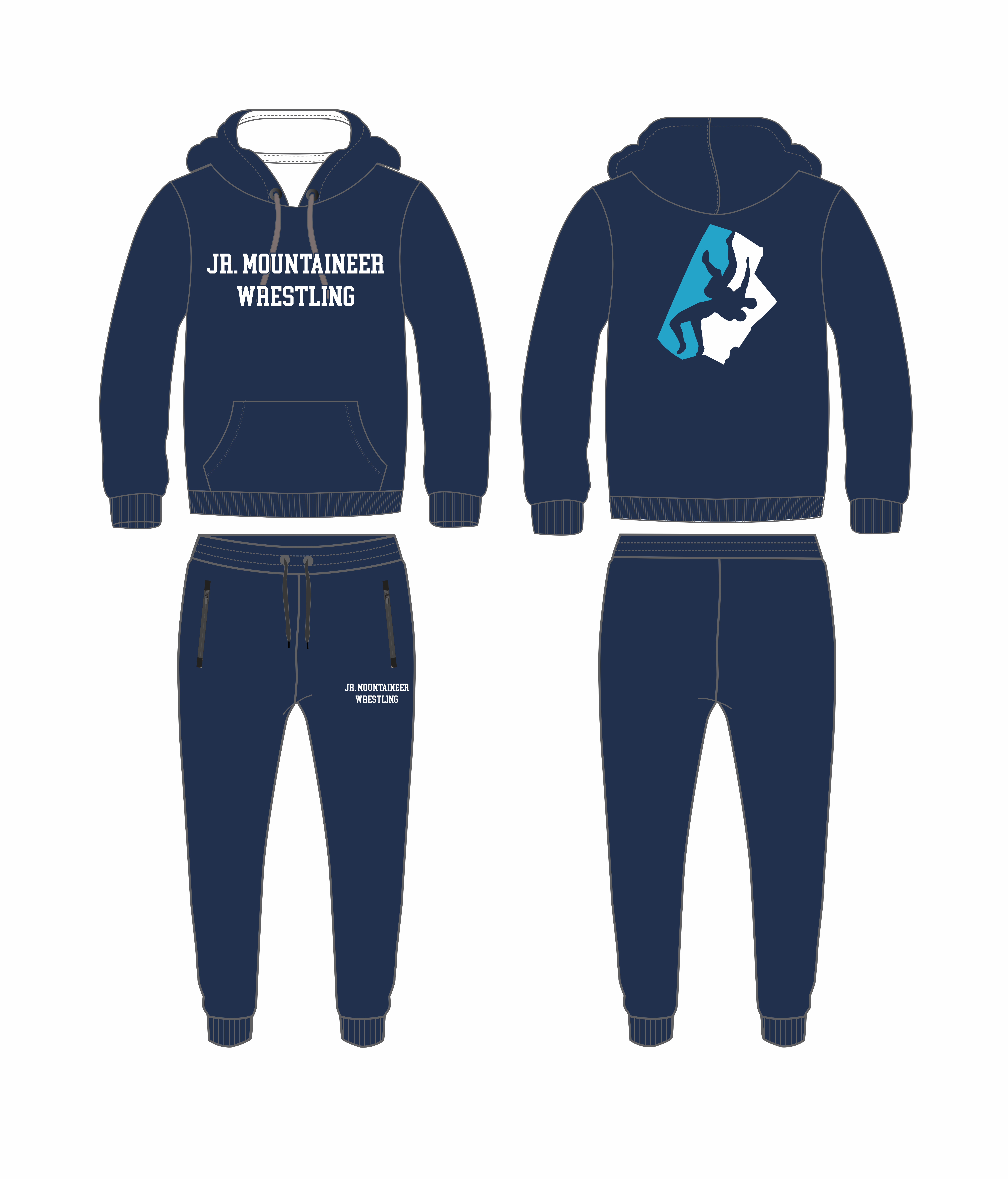 NAVY TRACKSUITE